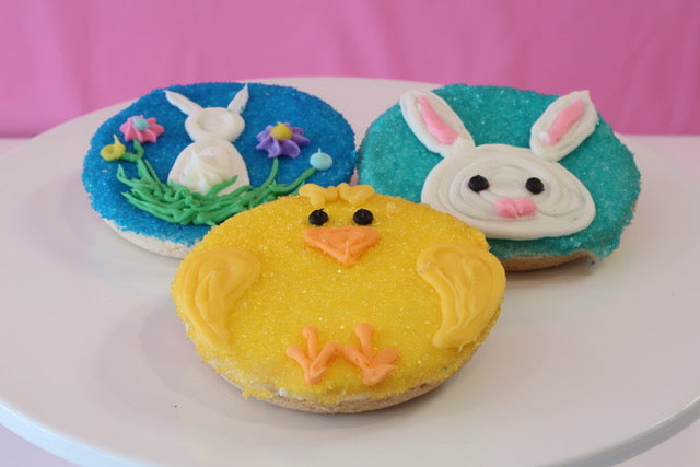 Hand Decorated Easter Shortbread Cookies